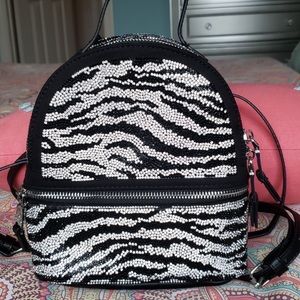 ISO Steve Madden mini backpack in zebra